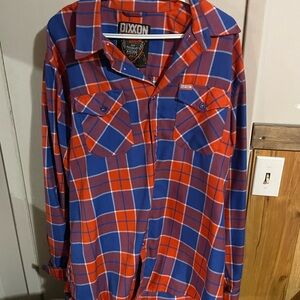 Dixxon flannel shirts. All men’s XL, long sleeve.